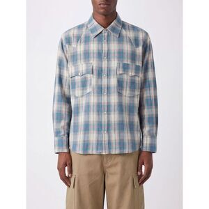 Found Men Found Long-Sleeved Check Cotton Shirt With Patch Pockets